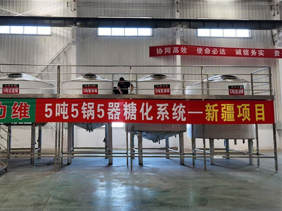 乐山精酿啤酒设备厂—5吨精酿啤酒设备—新疆项目